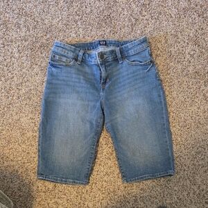 GAP Light Blue Denim Bermuda Shorts